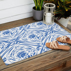 Floral pleasure pattern BW Outdoor Rug Gallery Image 2