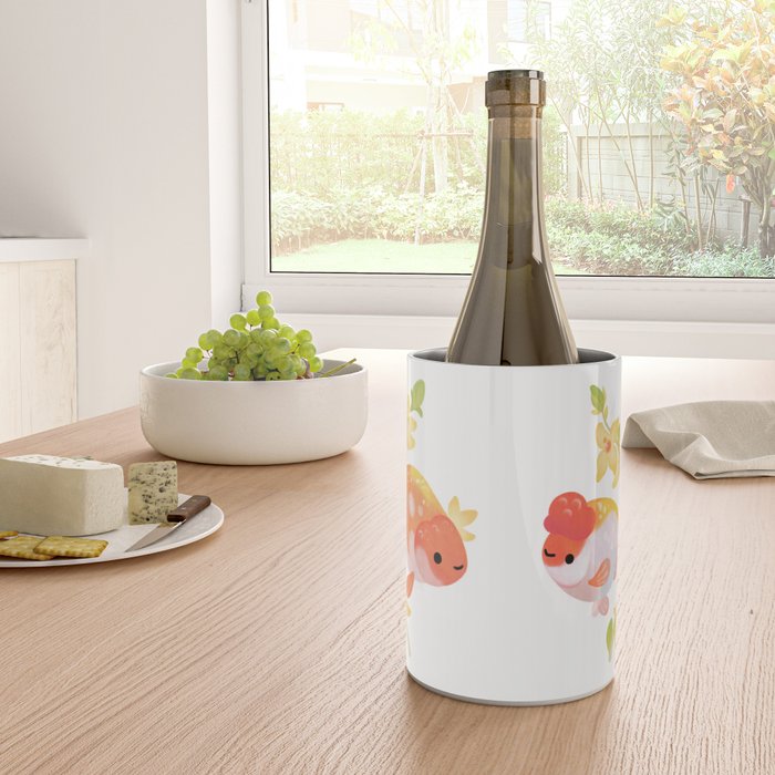 Ranchu and Forsythias Wine Chiller Gallery Image 4