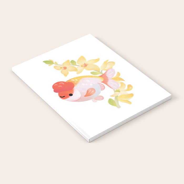 Ranchu and Forsythias Notebook Gallery Image 1