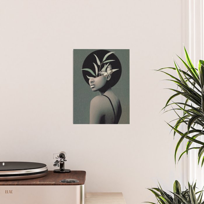 Lady With Butterfly  Poster Gallery Image 2