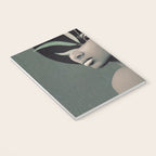 Lady With Butterfly  Notebook Gallery Image 3