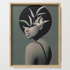 Lady With Butterfly  Serving Tray Gallery Image 1