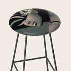 Lady With Butterfly  Stool Gallery Image 2