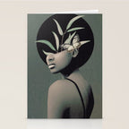 Lady With Butterfly  Stationery Card Gallery Image 2