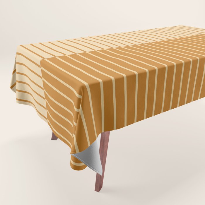 Color Block Lines XVIII Tablecloth Gallery Image 1