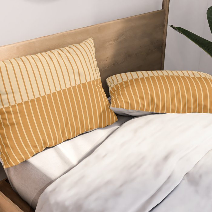Color Block Lines XVIII Pillow Sham Gallery Image 2