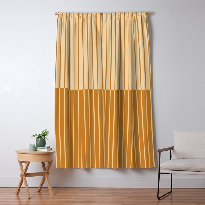 Color Block Lines XVIII Window Curtain Gallery Image 5