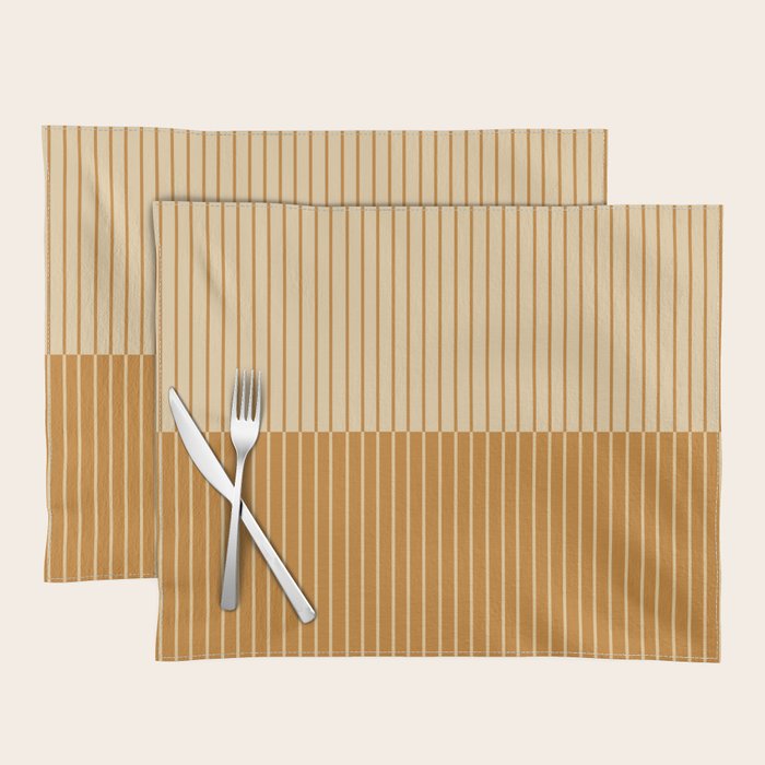 Color Block Lines XVIII Placemat Gallery Image 1