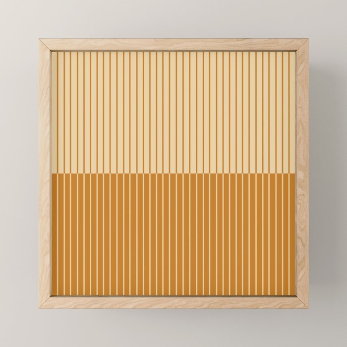 Color Block Lines XVIII Mini Art Print Gallery Image 1