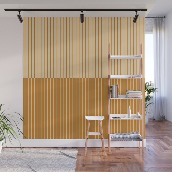 Color Block Lines XVIII Wall Mural Gallery Image 1
