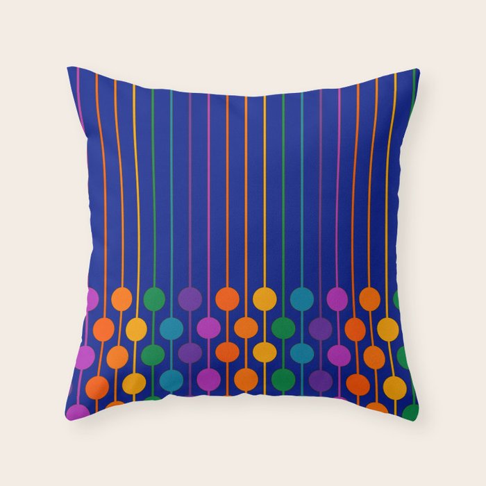 Boardwalk Sixlet Throw Pillow Gallery Image 1