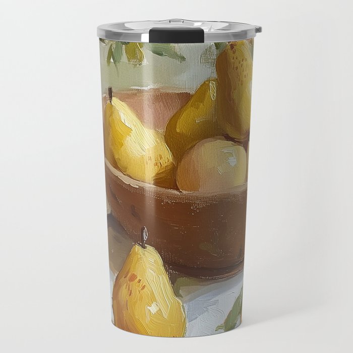 Vintage Pears Travel Mug Gallery Image 1