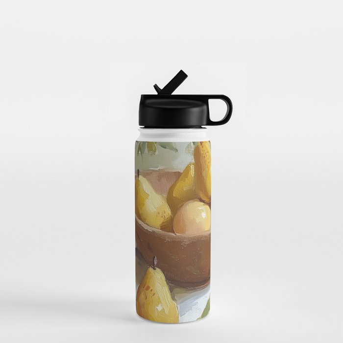 Vintage Pears Water Bottle Gallery Image 1