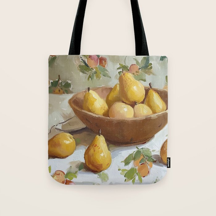 Vintage Pears Tote Bag Gallery Image 1