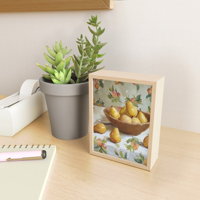 Vintage Pears Mini Art Print Gallery Image 2