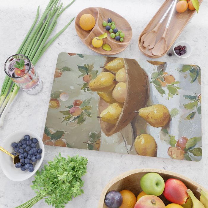 Vintage Pears Cutting Board Gallery Image 2