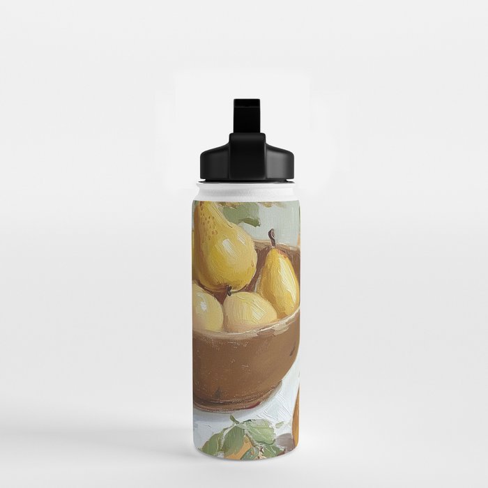 Vintage Pears Water Bottle Gallery Image 2