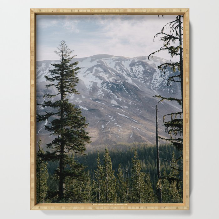 Mount Saint Helens IV Serving Tray Gallery Image 1