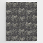 Romantic Bows Gray Pattern Jigsaw Puzzle Gallery Image 1