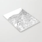 Cleveland White Map Notebook Gallery Image 3