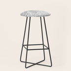 Cleveland White Map Stool Gallery Image 1