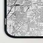 Cleveland White Map Laptop Sleeve Gallery Image 3