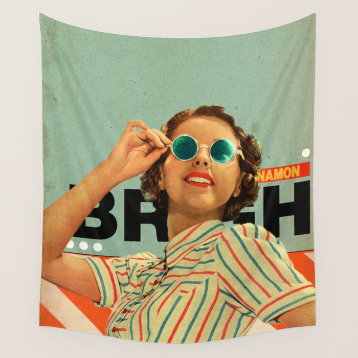 Bright Cinnamon Wall Tapestry Gallery Image 1