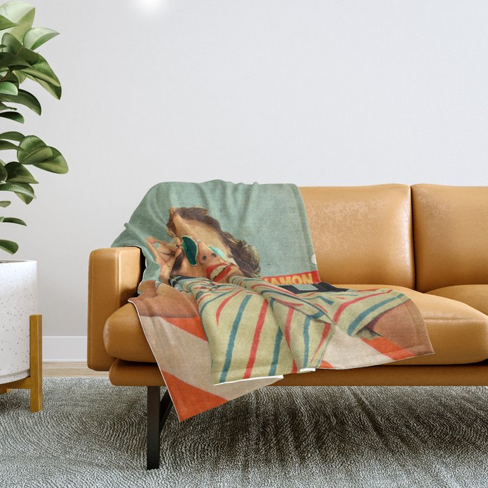 Bright Cinnamon Throw Blanket Gallery Image 1