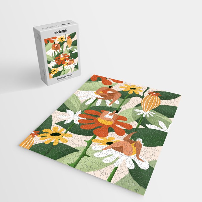 Unique Flowers, Same Garden Jigsaw Puzzle Gallery Image 2