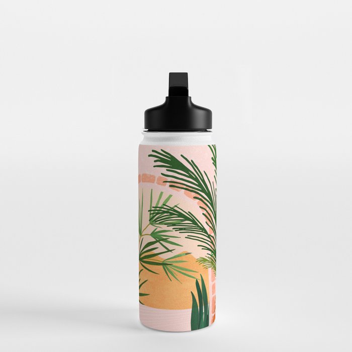 Mediterranean Vacation Scene / Villa Series Water Bottle Gallery Image 3