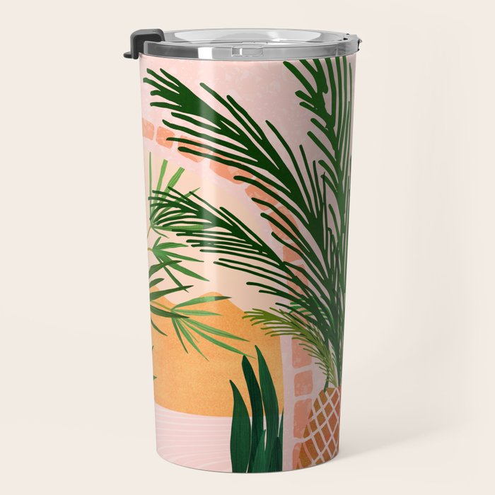Mediterranean Vacation Scene / Villa Series Travel Mug Gallery Image 3