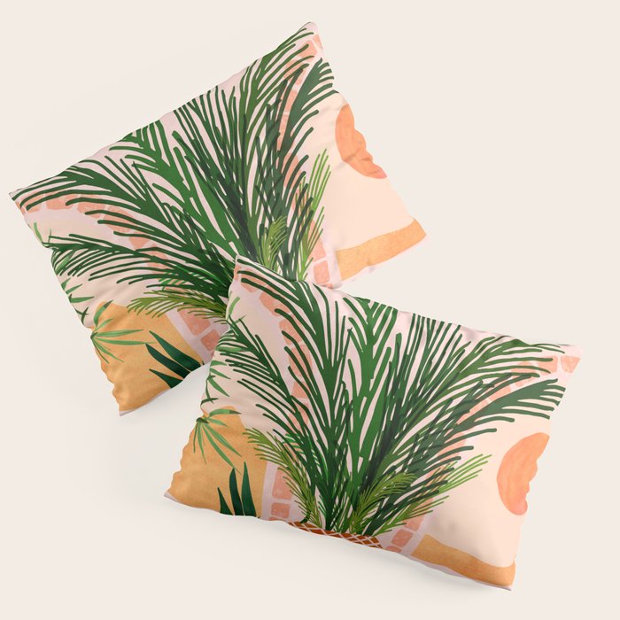Mediterranean Vacation Scene / Villa Series Pillow Sham Gallery Image 3