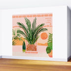Mediterranean Vacation Scene / Villa Series Wall Mural Gallery Image 2