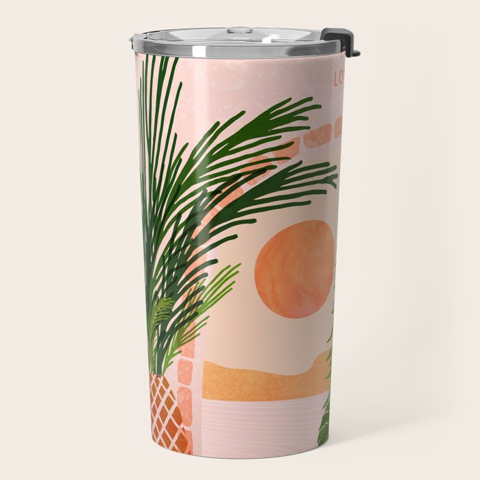 Mediterranean Vacation Scene / Villa Series Travel Mug Gallery Image 2