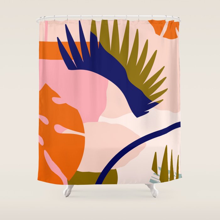 Tropical island II Shower Curtain Gallery Image 1
