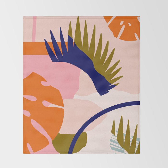 Tropical island II Throw Blanket Gallery Image 2