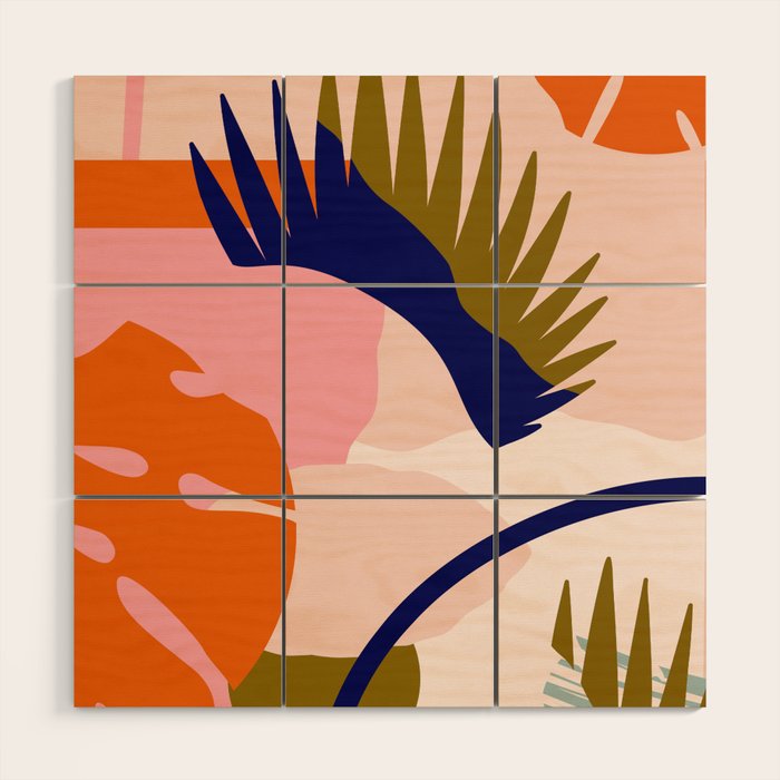 Tropical island II Wood Wall Art Gallery Image 1