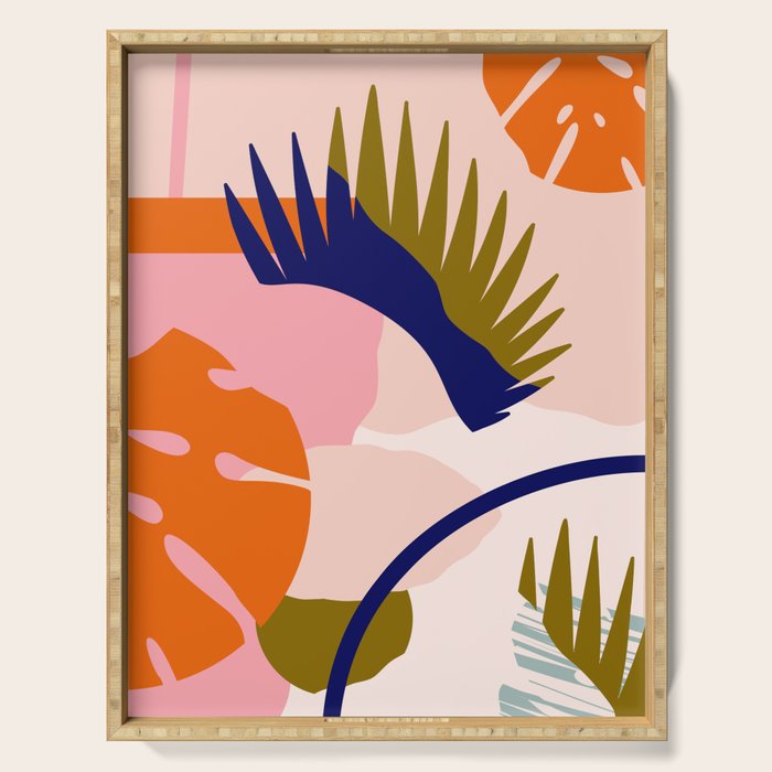 Tropical island II Serving Tray Gallery Image 1