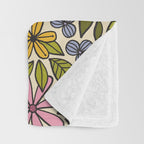 Summer Garden #11 Throw Blanket Gallery Image 3