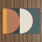 Abstract Geometric 01E Outdoor Rug Gallery Image 1