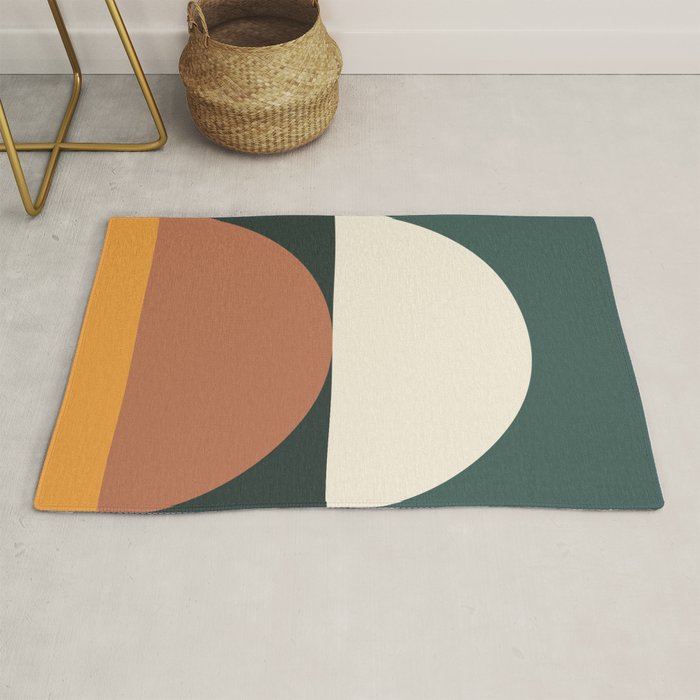 Abstract Geometric 01E Rug Gallery Image 1