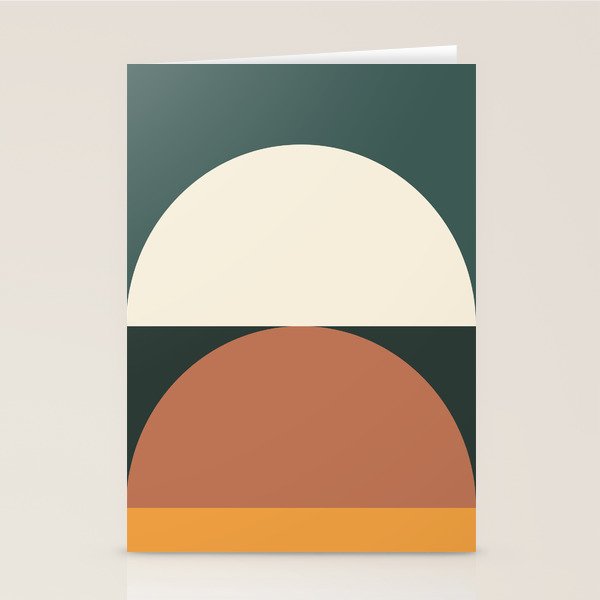 Abstract Geometric 01E Stationery Card Gallery Image 2
