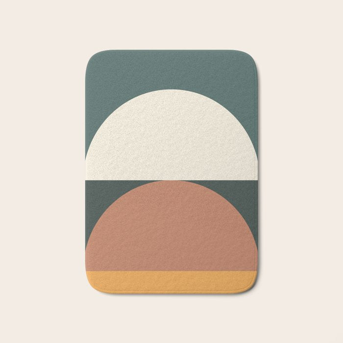 Abstract Geometric 01E Bath Mat Gallery Image 1