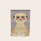 Meerkat, Animal Portrait Wall Hanging Gallery Image 1