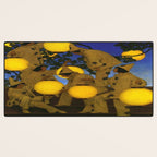 Maxfield Parrish - The Lantern Bearers , 1908 Desk Mat Gallery Image 3