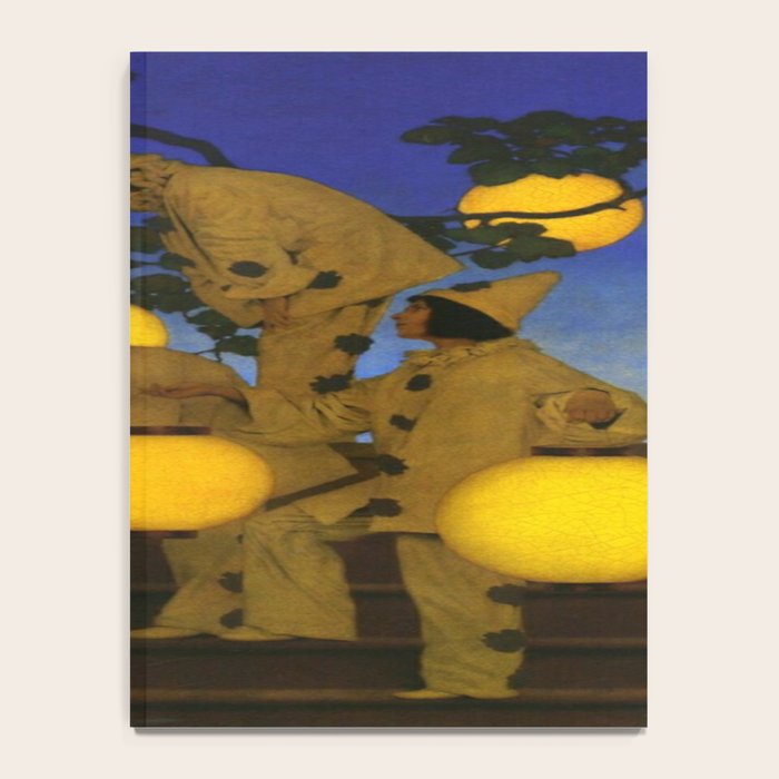 Maxfield Parrish - The Lantern Bearers , 1908 Notebook Gallery Image 4