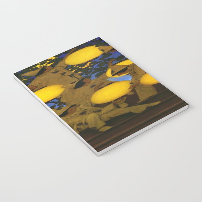 Maxfield Parrish - The Lantern Bearers , 1908 Notebook Gallery Image 3