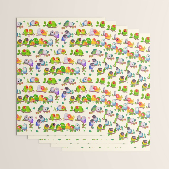 Lovebird Wrapping Paper Gallery Image 3