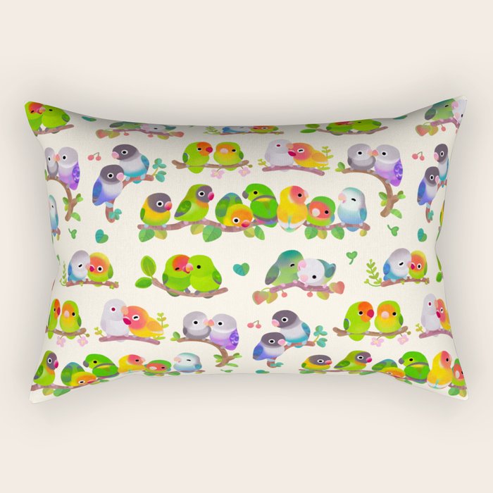 Lovebird Rectangular Pillow Gallery Image 2