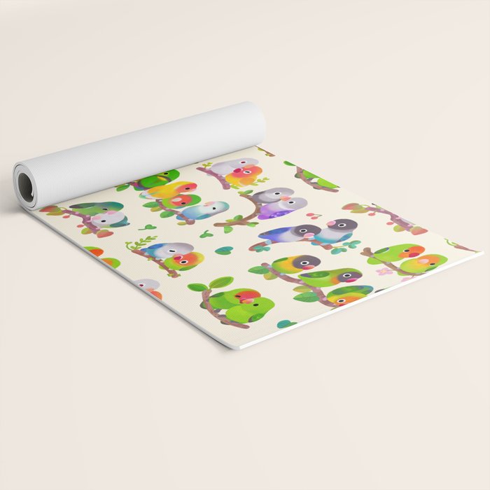 Lovebird Yoga Mat Gallery Image 2